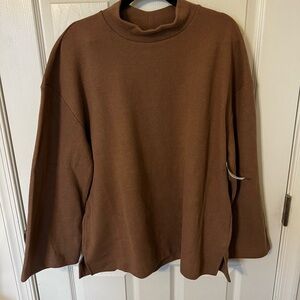 NWT! Old Navy Women's Brown mock neck Sweater